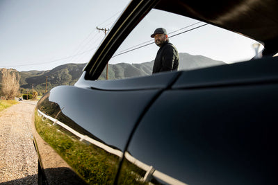 Ian Spanier: Photographing Car Collector Christian Mejia with Chevy Classics Impala & Corvair