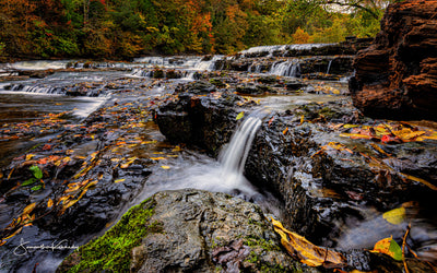 Fall Vibes at Burgess Falls State Park with Samantha Kennedy