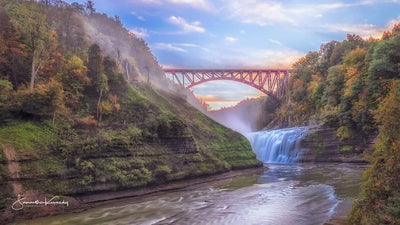 Samantha Kennedy Takes Her Platyball to Letchworth State Park