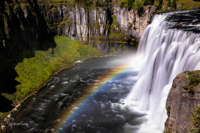A Rainbow at Mesa Falls with Samantha Kennedy