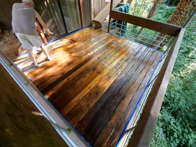 Deck Staining Time Lapse Video with Mark Toal