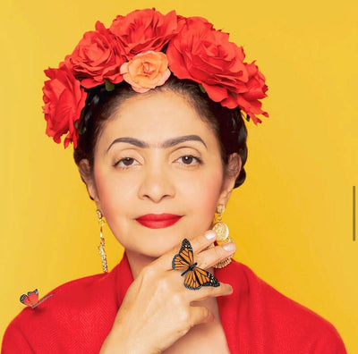 A Frida Kahlo-Inspired Self Portrait with Victoria Pavlov