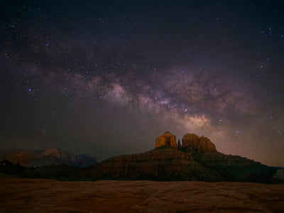 Landscape Milky Way with Platypod by Bob Coates
