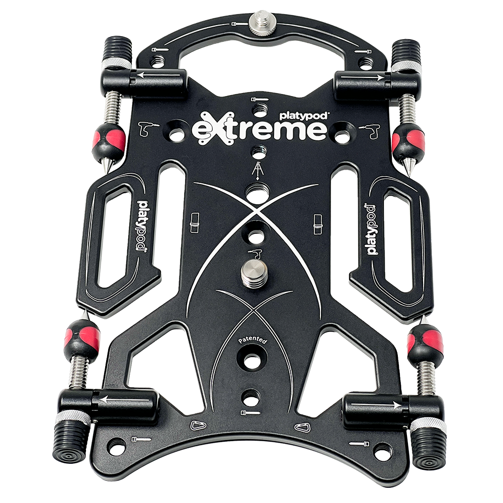 Platypod eXtreme - compact heavy-duty camera support tripod