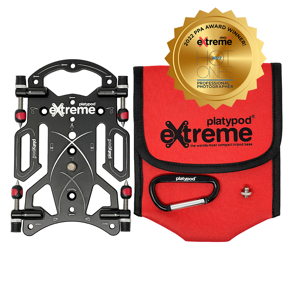 Platypod eXtreme - compact heavy-duty camera support tripod